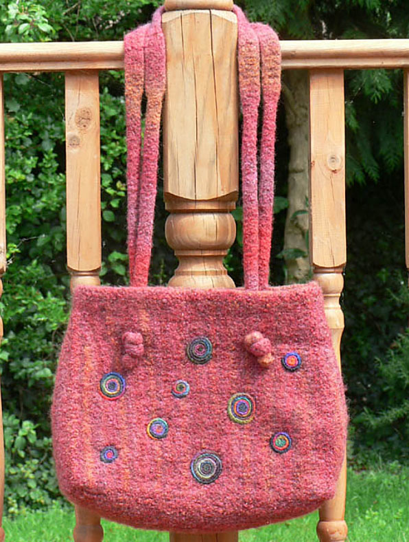 You are currently viewing Cabernet Felted Bag