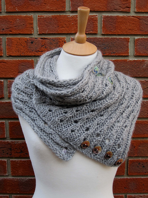 You are currently viewing Rib Lace Scarf / Cowl